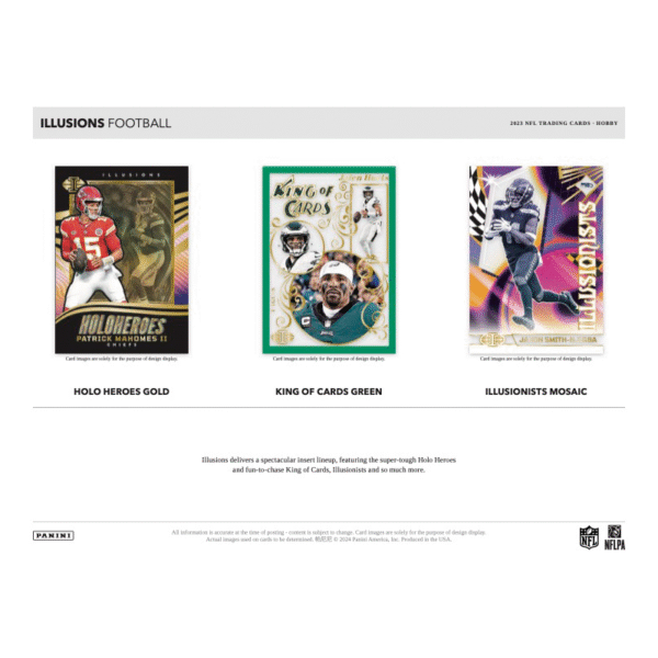 2023 Panini Illusions Football Hobby Box - Image 3