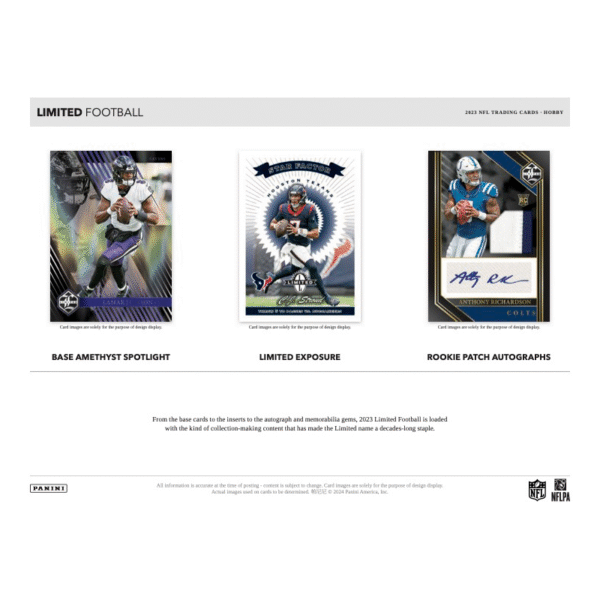 2023 Panini Limited Football Hobby Box - Image 4