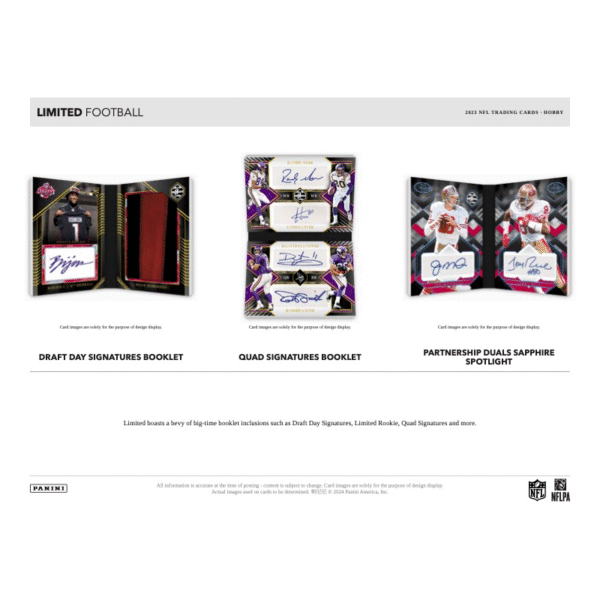 2023 Panini Limited Football Hobby Box - Image 2