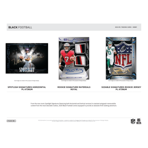 2024 Panini Black Football Hobby Box - Image 6